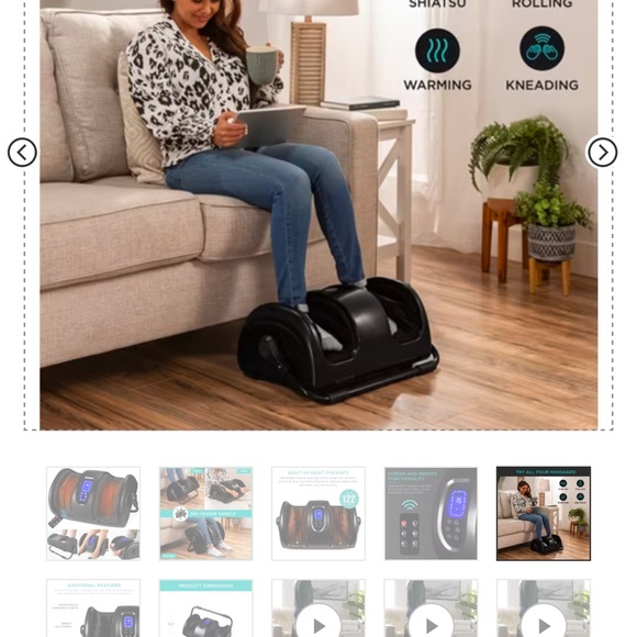 Best Choice Foot Massager Machine - Black - Picture 8 of 12